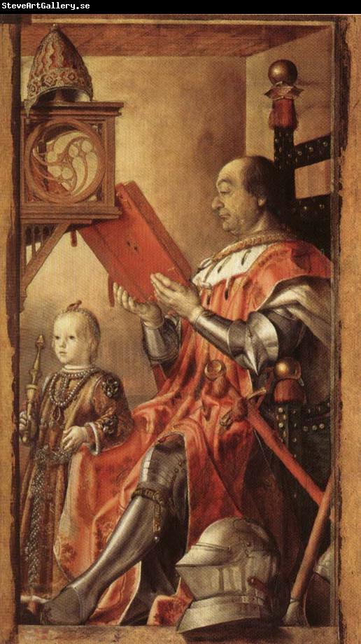 BERRUGUETE, Pedro Federico da Motefeltro,Duke of Urbino,with His Son Guidobaldo